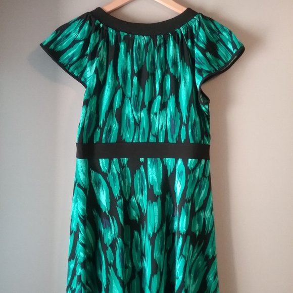 🌞 Apt 9 Green & Black A-line Dress | Small - Picture 9 of 14